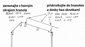 inštalácia zadnej časti krytiny